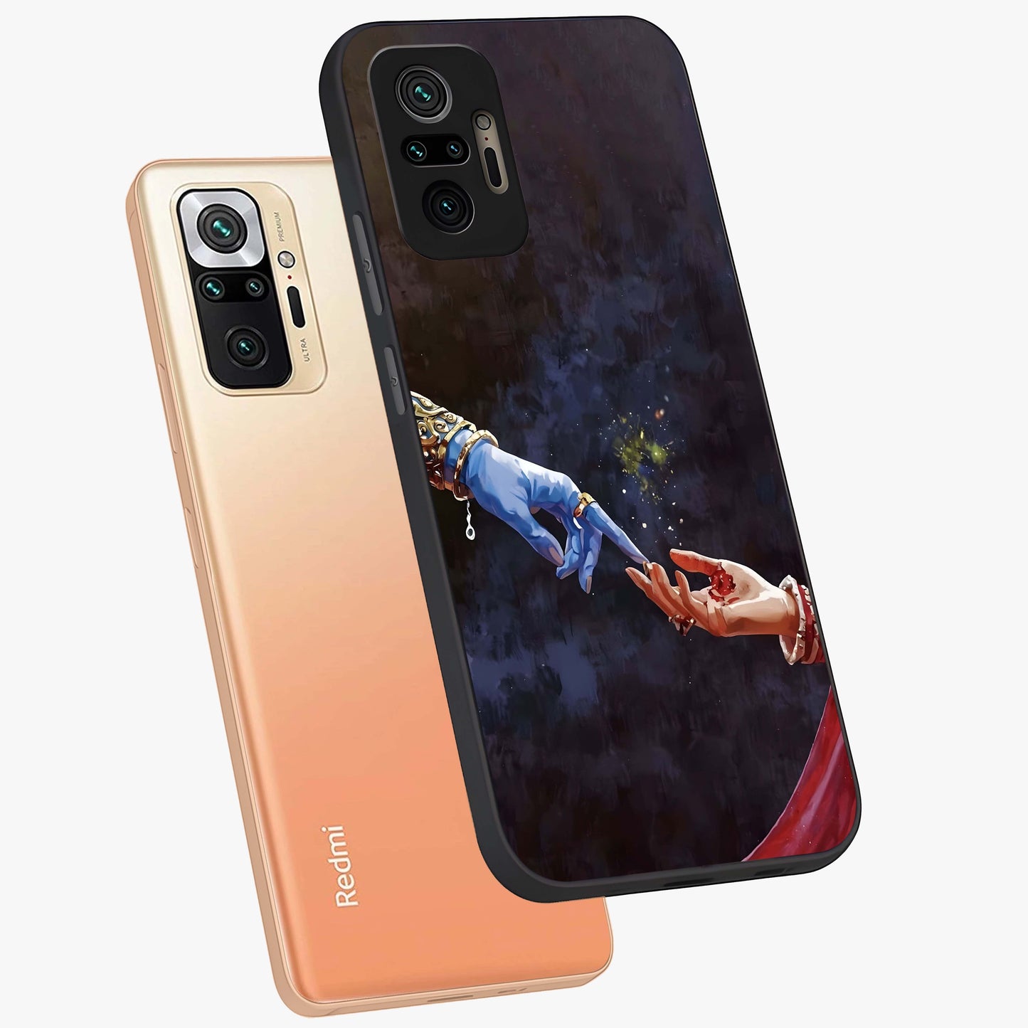 Divine Touch Eternal Glass Case displayed in angled mockup highlighting elegant divine inspired design with calm aesthetic style.