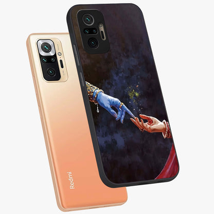 Divine Touch Eternal Glass Case displayed in angled mockup highlighting elegant divine inspired design with calm aesthetic style.