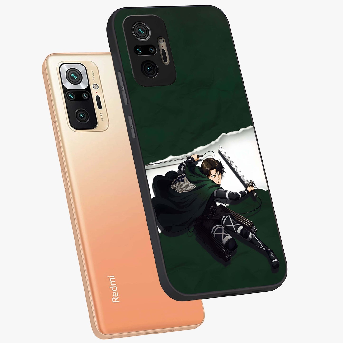 Emerald War Vanguard Glass Case displayed in angled mockup highlighting intense battle inspired design with emerald tone aesthetic.