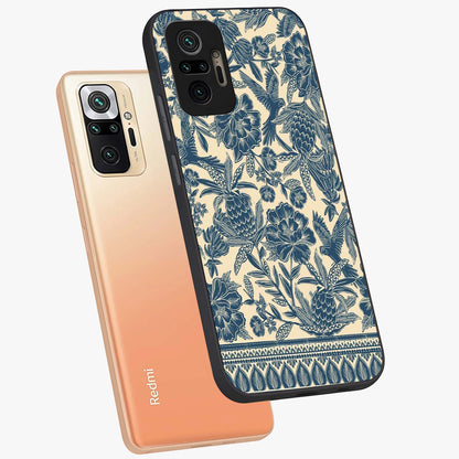 Heirloom Wild Bloom Glass Case displayed in angled mockup highlighting botanical bloom design with classic aesthetic style.