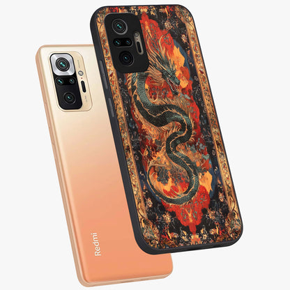 Inferno Dragon Soul Glass Case displayed in angled mockup highlighting powerful dragon illustration with inferno aesthetic.
