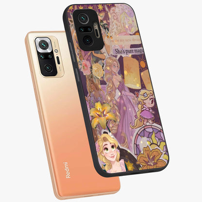 Magical Tangled Dream Glass Case displayed in angled mockup highlighting whimsical fantasy design with magical aesthetic.