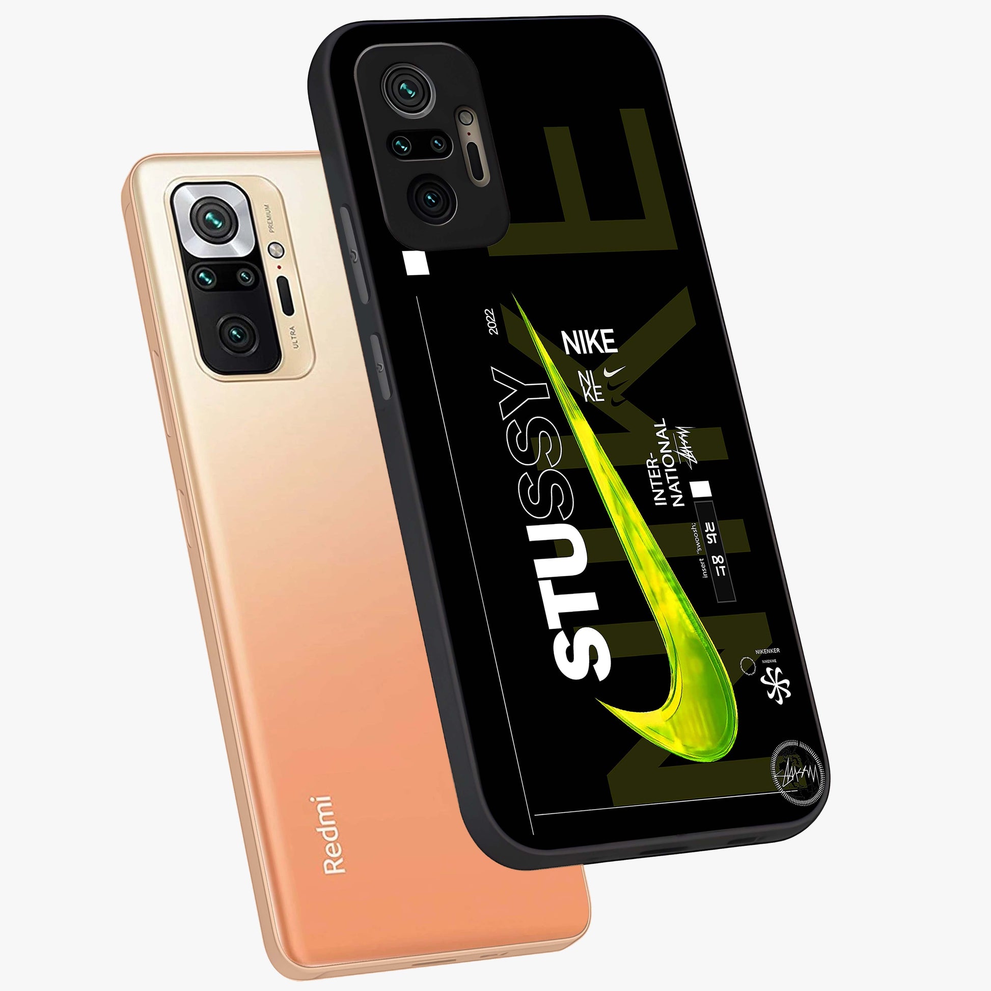 Neon Street Edition Glass Case displayed in angled mockup highlighting vibrant urban design with bold street aesthetic.