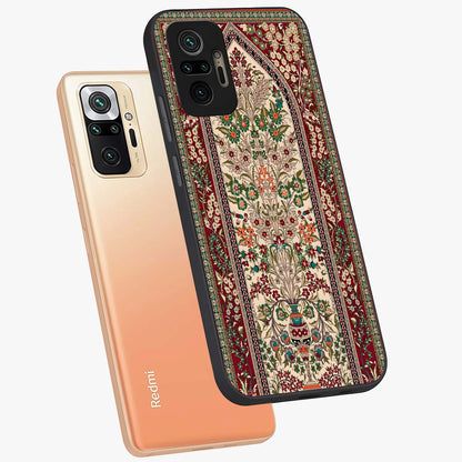 Persian Inspired Glass Case displayed in angled mockup highlighting intricate traditional design with elegant cultural aesthetic.
