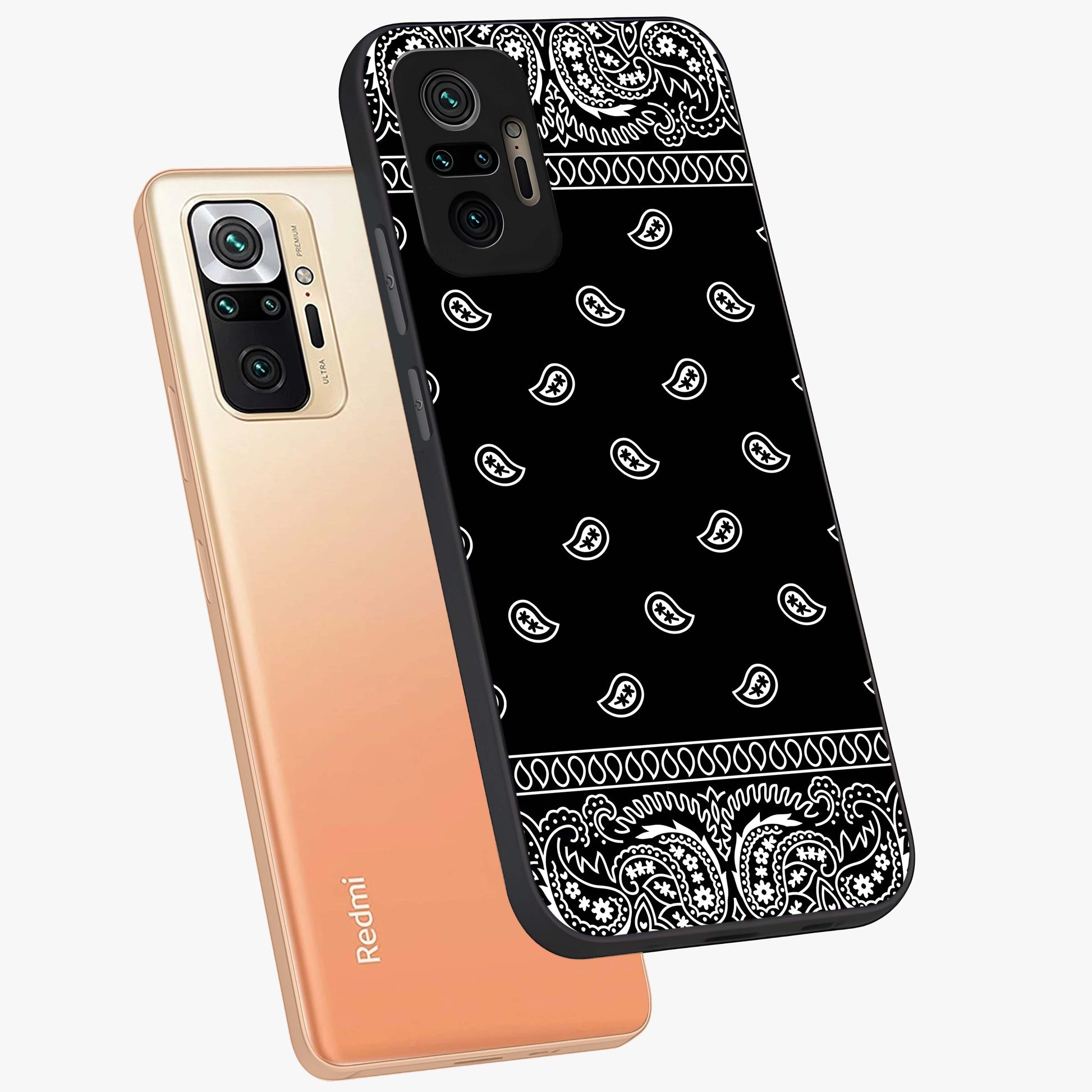 Retro Rebel Threads Glass Case displayed in angled mockup highlighting retro inspired graphic design with rebellious aesthetic.