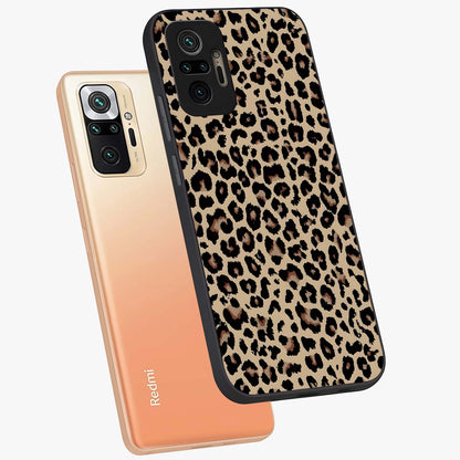 Savage Chic Pattern Glass Case displayed in angled mockup highlighting bold fashion inspired design with chic aesthetic.