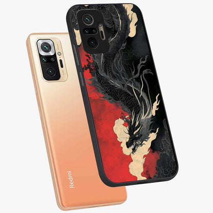 Shadow Dragon Fury Glass Case displayed in angled mockup highlighting powerful dragon illustration with dark fantasy aesthetic.