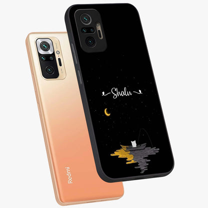 Silent Night Row Glass Case displayed in angled mockup highlighting peaceful evening design with dreamy night aesthetic.