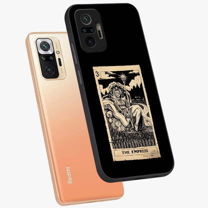 The Empress Glass Case displayed in angled mockup highlighting elegant royal design with majestic aesthetic style.