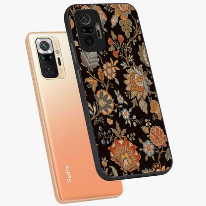 Vintage Floral Dream Glass Case displayed in angled mockup highlighting elegant vintage flower design with soft aesthetic style.