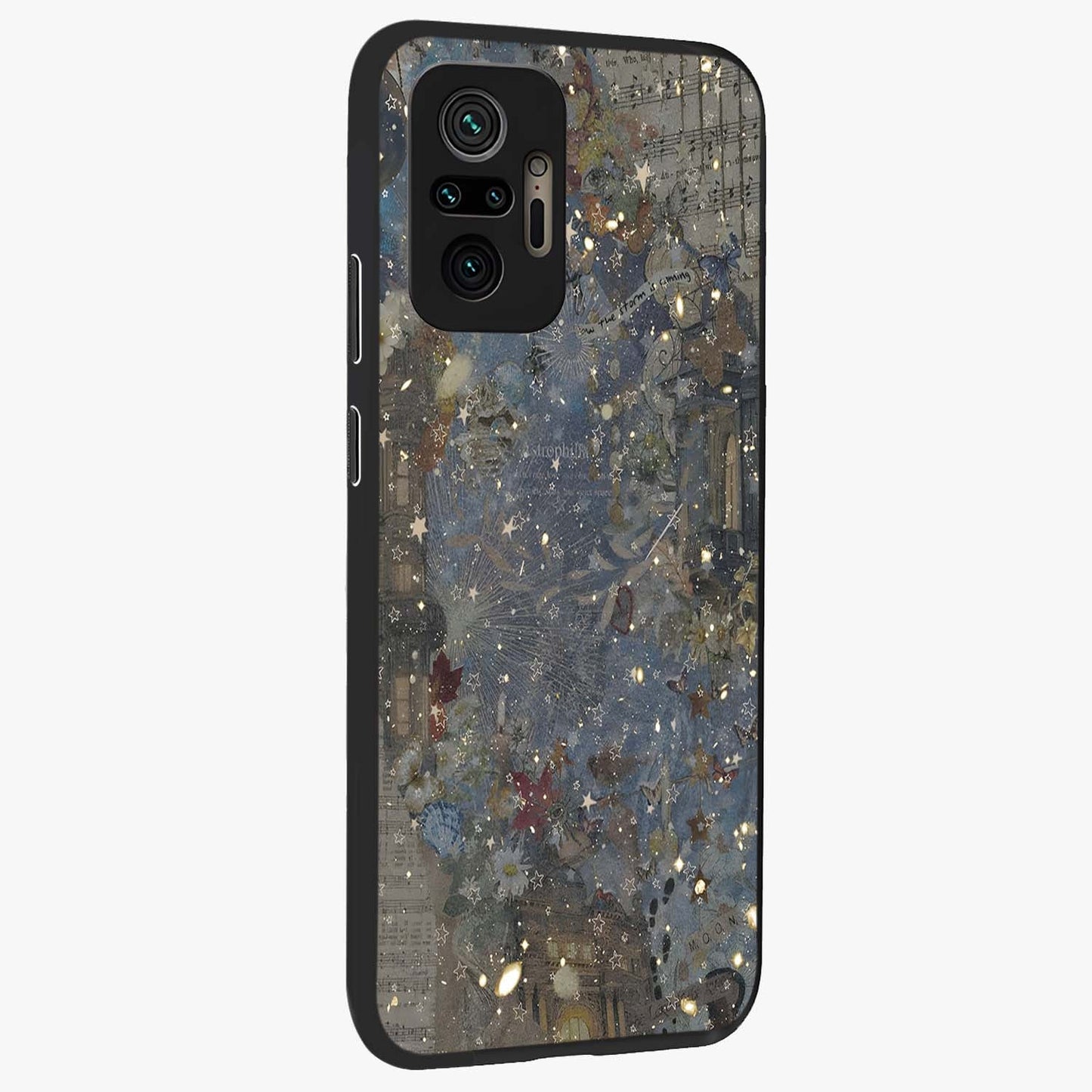 Aesthetic Astrolophia Glass Case upright view showcasing soft aesthetic theme with stylish modern look.