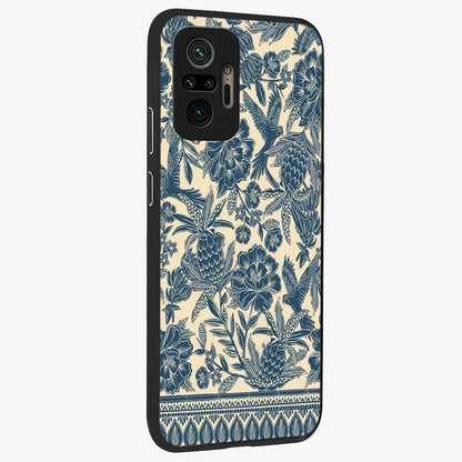 Heirloom Wild Bloom Glass Case upright view showcasing delicate wildflower artwork with timeless floral theme.