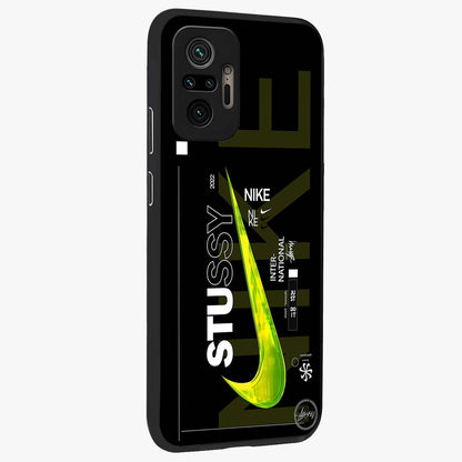 Neon Street Edition Glass Case upright view showcasing colorful neon artwork with modern street culture theme.