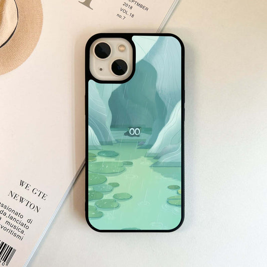 Rainy Cave Tale  Glass Case