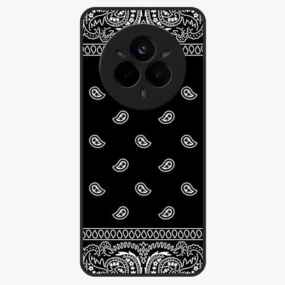Retro Rebel Threads Glass Case showing flat back view with vintage street style artwork and glossy glass finish.