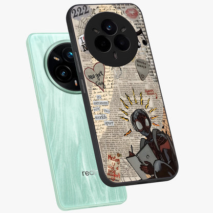 City Dream Sketch Glass Case displayed in angled mockup highlighting minimal city illustration with aesthetic sketch style.