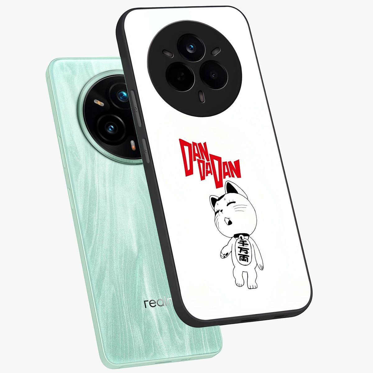 Playful Spirit Charm Glass Case displayed in angled mockup highlighting lively decorative design with playful aesthetic style.