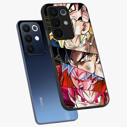 Anime Character Glass Case displayed in angled mockup highlighting colorful anime character illustration.