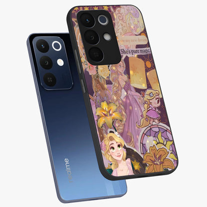 Magical Tangled Dream Glass Case displayed in angled mockup highlighting whimsical fantasy design with magical aesthetic.