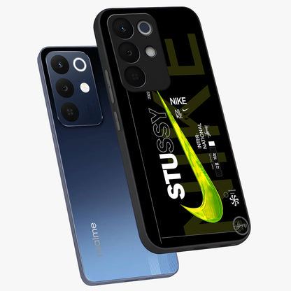 Neon Street Edition Glass Case displayed in angled mockup highlighting vibrant urban design with bold street aesthetic.