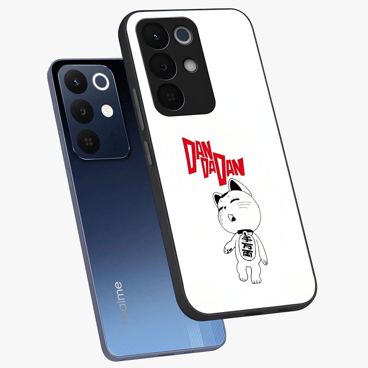Playful Spirit Charm Glass Case displayed in angled mockup highlighting lively decorative design with playful aesthetic style.