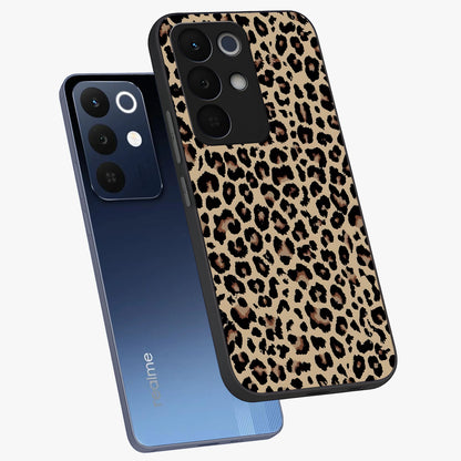 Savage Chic Pattern Glass Case displayed in angled mockup highlighting bold fashion inspired design with chic aesthetic.