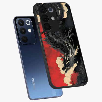 Shadow Dragon Fury Glass Case displayed in angled mockup highlighting powerful dragon illustration with dark fantasy aesthetic.