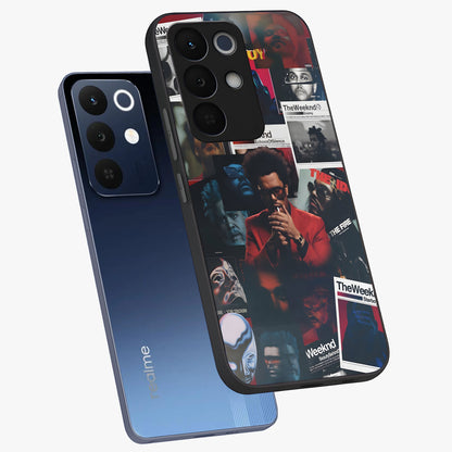 The Weeknd Glass Case displayed in angled mockup highlighting stylish pop culture inspired design with modern aesthetic.