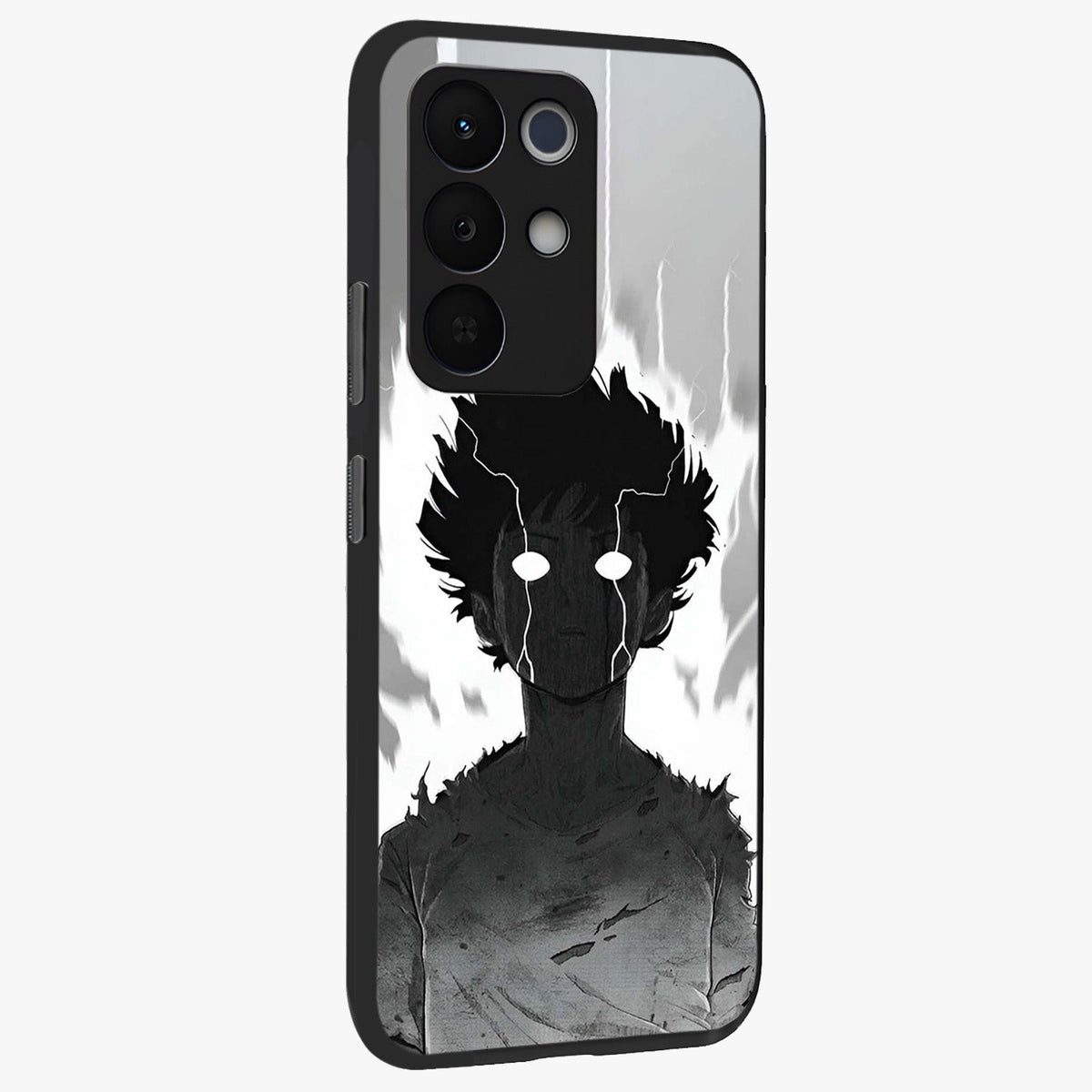 Awakened Inner Rage Glass Case upright view showcasing dramatic artwork with strong expressive aesthetic.