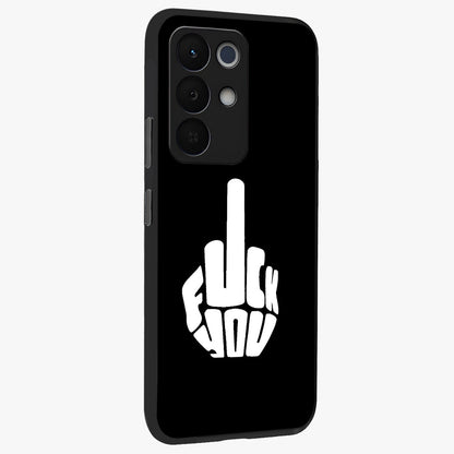 Rebel Mode On Glass Case upright view showcasing striking statement artwork with bold rebellious theme.