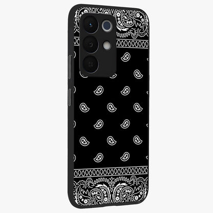 Retro Rebel Threads Glass Case upright view showcasing stylish vintage artwork with bold retro theme.