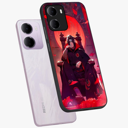 Blood Moon Sovereign Glass Case displayed in angled mockup highlighting dark celestial moon design and dramatic theme.