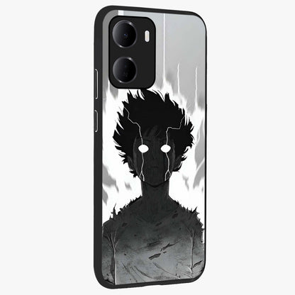 Awakened Inner Rage Glass Case upright view showcasing dramatic artwork with strong expressive aesthetic.