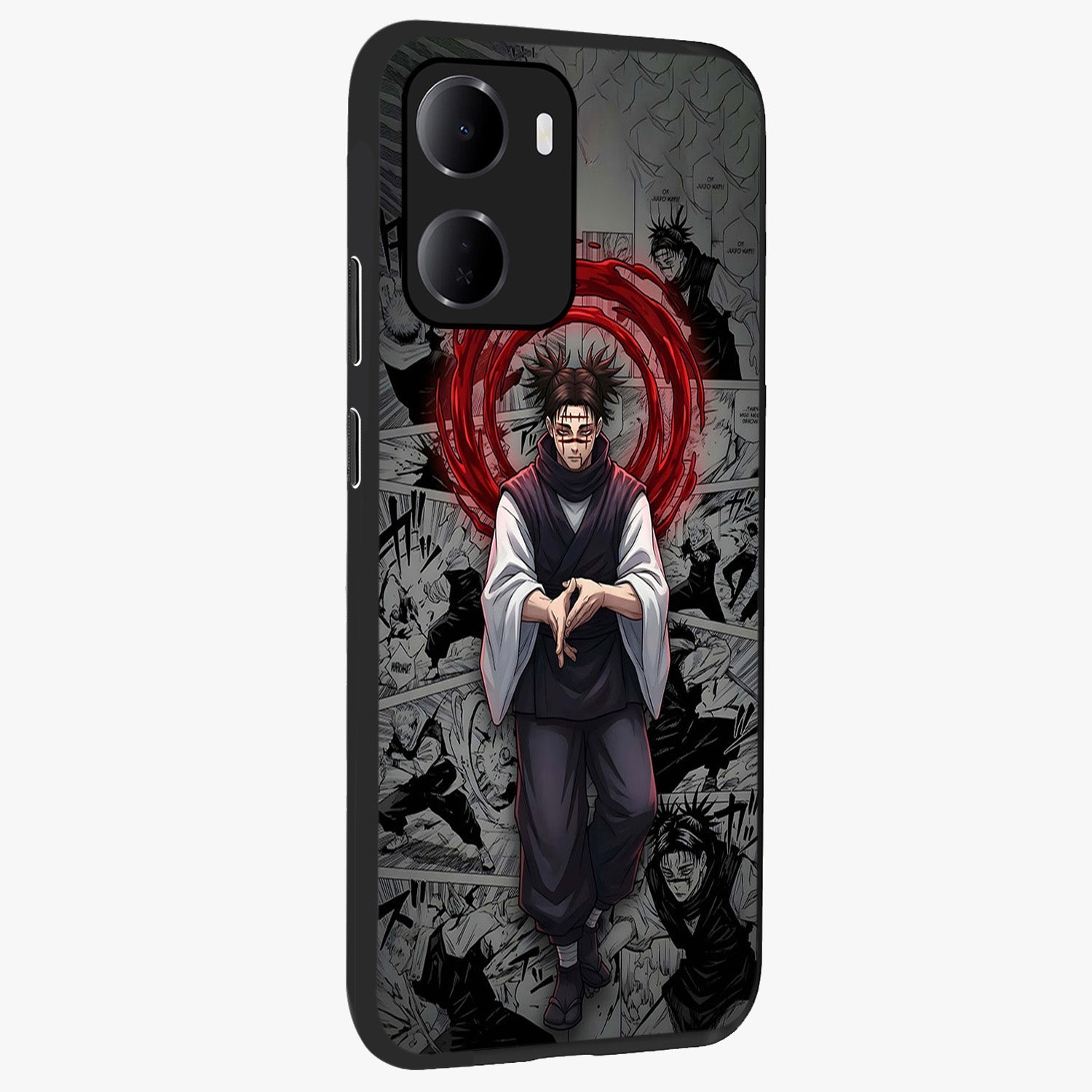 Cursed Ritual Ascension Glass Case upright view showcasing powerful ascension artwork with dark fantasy theme.