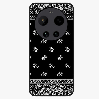 Retro Rebel Threads Glass Case showing flat back view with vintage street style artwork and glossy glass finish.