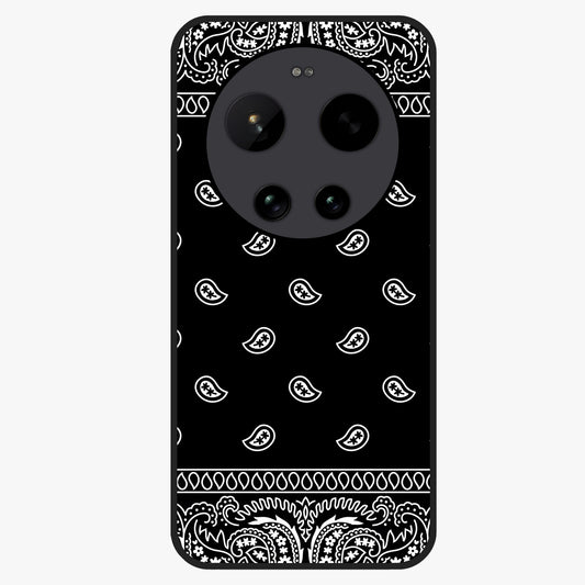 Retro Rebel Threads Glass Case showing flat back view with vintage street style artwork and glossy glass finish.