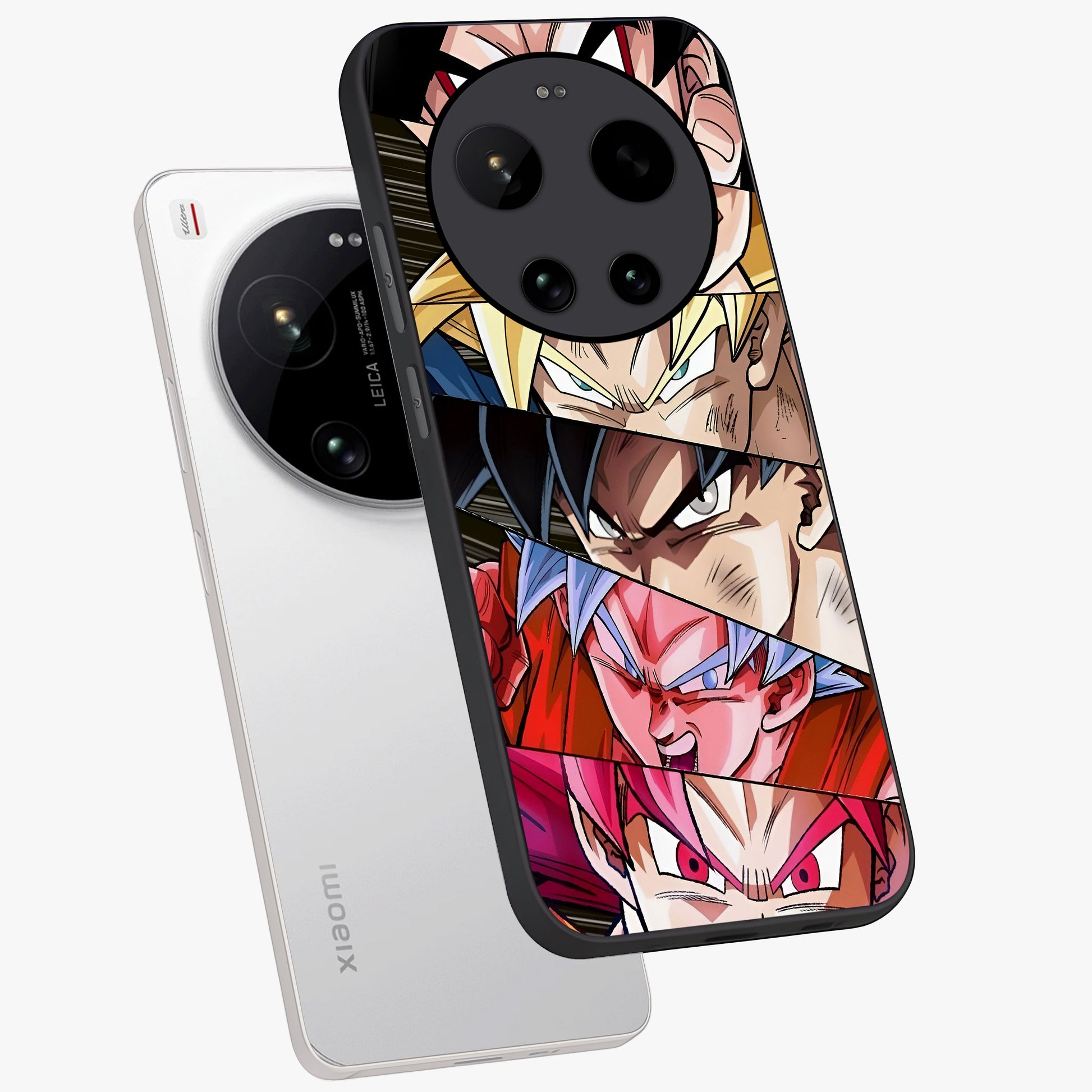 Anime Character Glass Case displayed in angled mockup highlighting colorful anime character illustration.