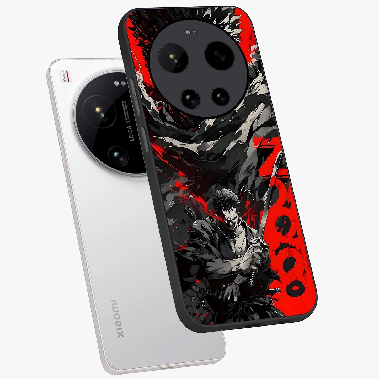 Demon Sword Resolve Glass Case displayed in angled mockup highlighting powerful demon sword illustration with dark fantasy aesthetic.
