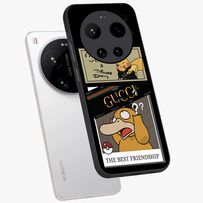 Gucci Play Mashup Glass Case displayed in angled mockup highlighting stylish fashion mashup design with bold aesthetic.