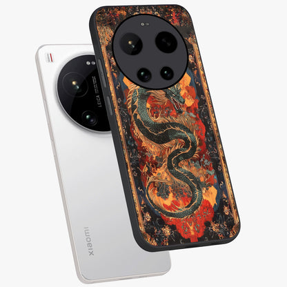 Inferno Dragon Soul Glass Case displayed in angled mockup highlighting powerful dragon illustration with inferno aesthetic.