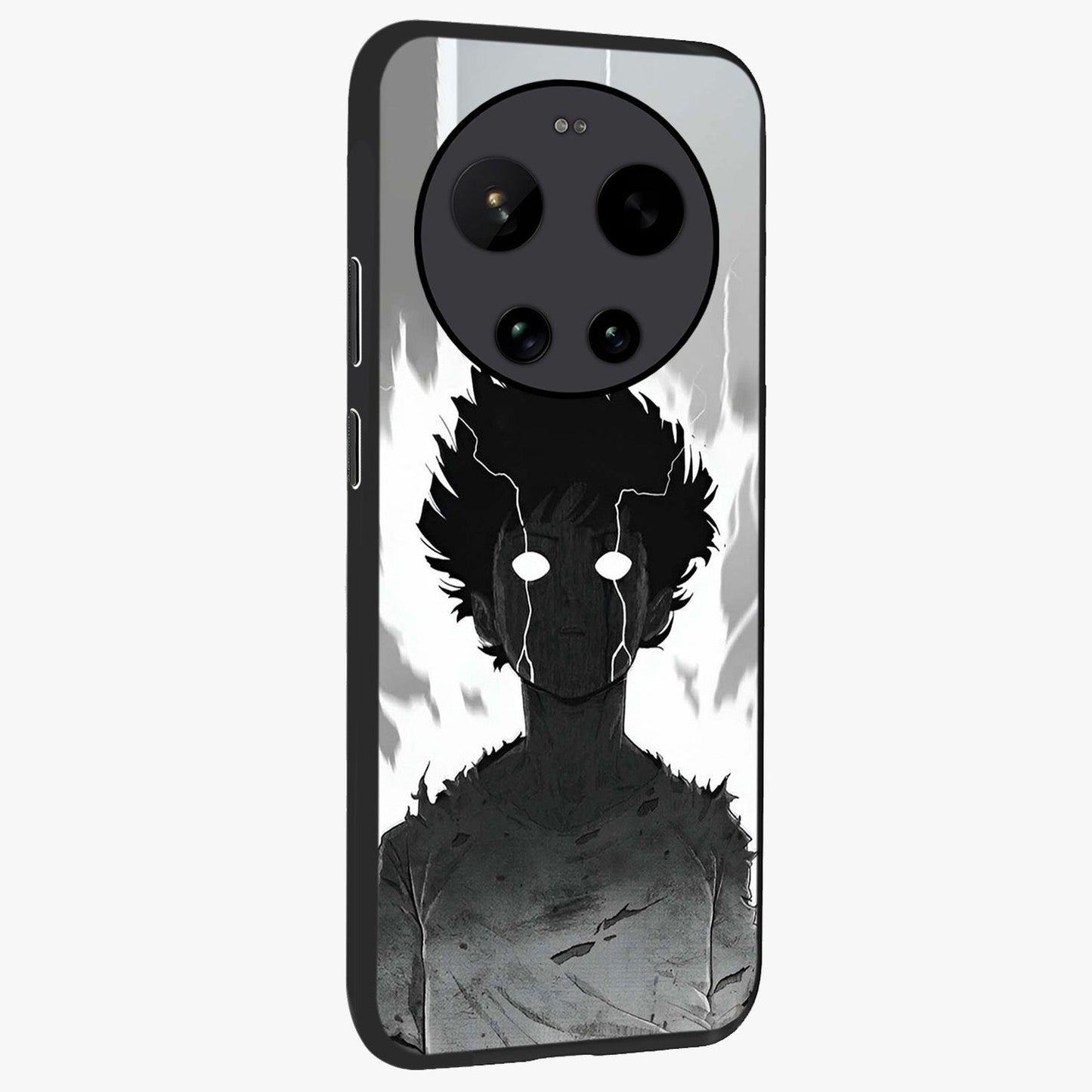 Awakened Inner Rage Glass Case upright view showcasing dramatic artwork with strong expressive aesthetic.