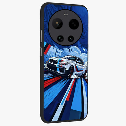 Drift Power Rush Glass Case upright view showcasing high speed racing artwork with bold automotive theme.