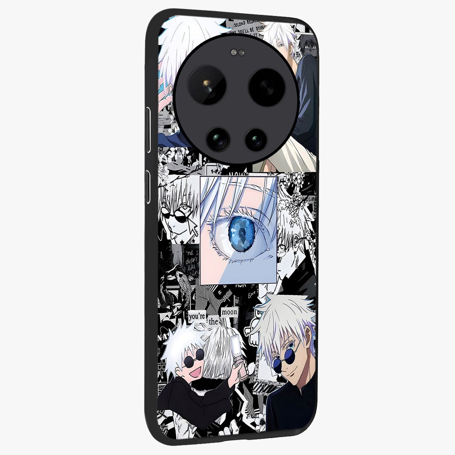 Infinity Sorcerer Chaos Glass Case upright view showcasing dramatic sorcerer artwork with chaotic mystical theme.