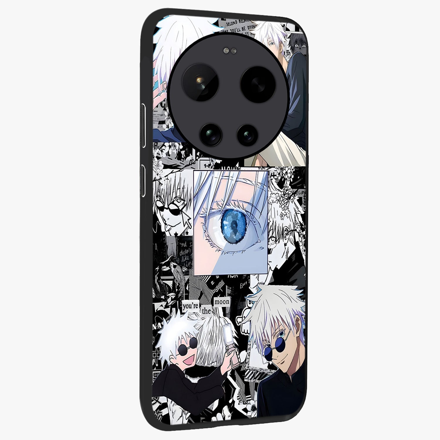 Infinity Sorcerer Chaos Glass Case upright view showcasing dramatic sorcerer artwork with chaotic mystical theme.