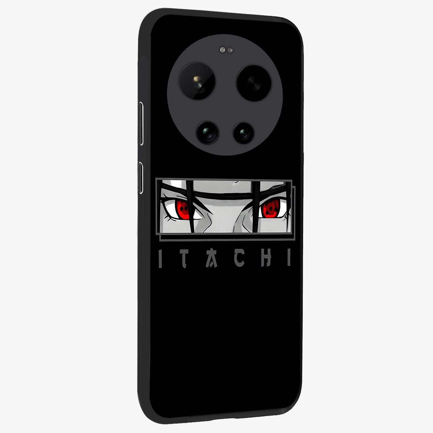 Scarlet Gaze Dominance Glass Case upright view showcasing powerful dramatic artwork with dominant artistic theme.