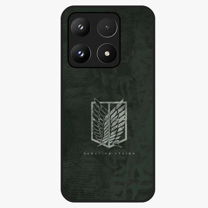 Wings Of Freedom Glass Case showing flat back view with symbolic wings artwork and glossy glass finish.
