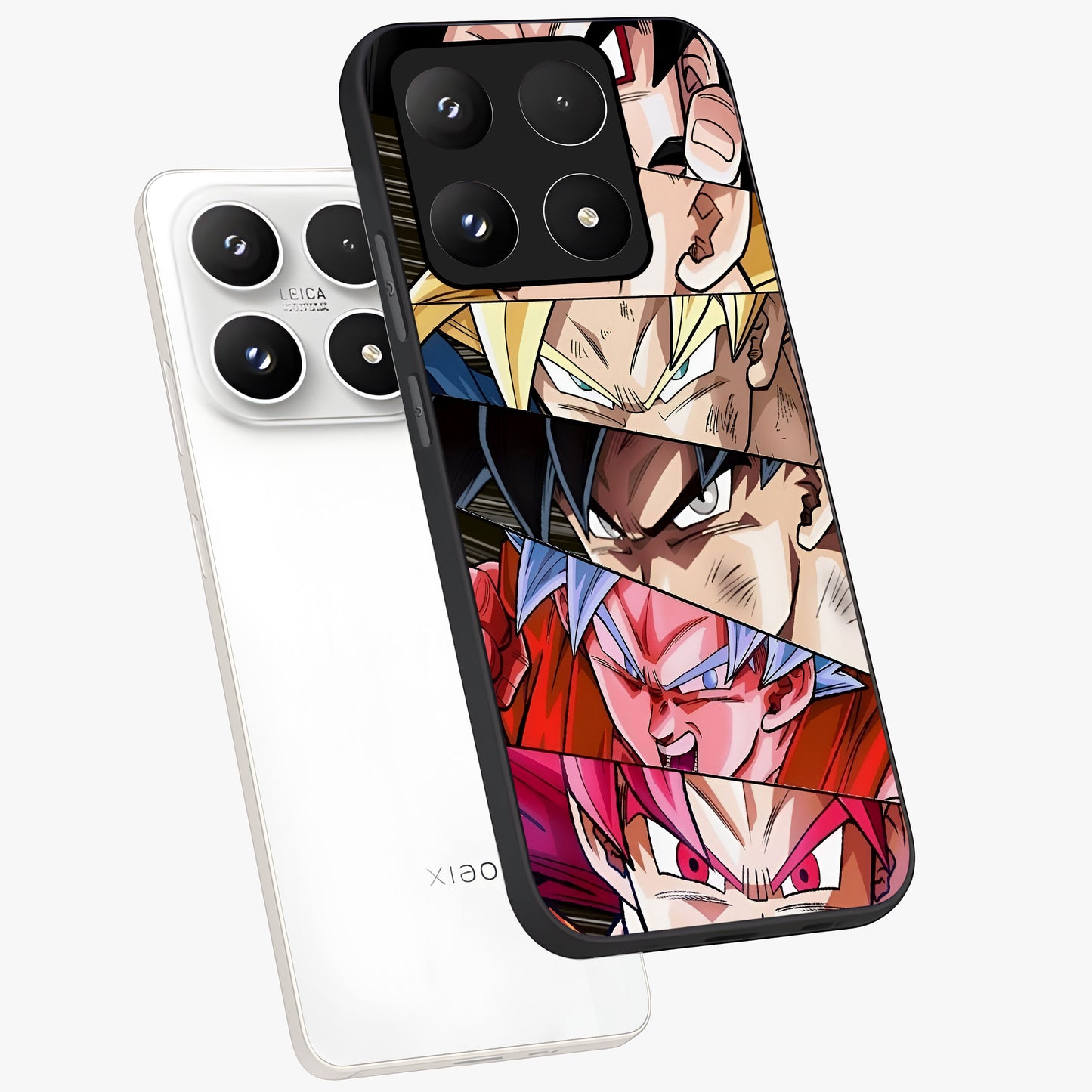 Anime Character Glass Case displayed in angled mockup highlighting colorful anime character illustration.