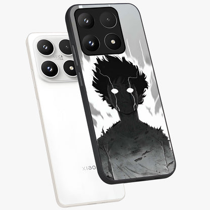 Awakened Inner Rage Glass Case displayed in angled mockup highlighting powerful graphic design and bold artistic theme.