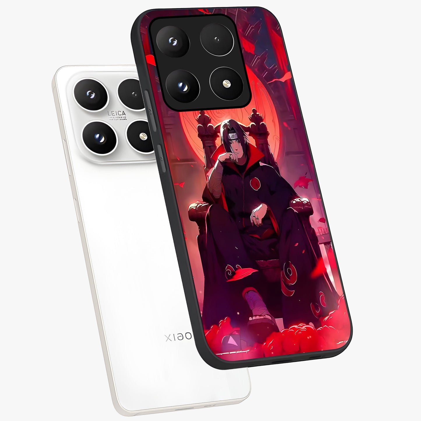 Blood Moon Sovereign Glass Case displayed in angled mockup highlighting dark celestial moon design and dramatic theme.