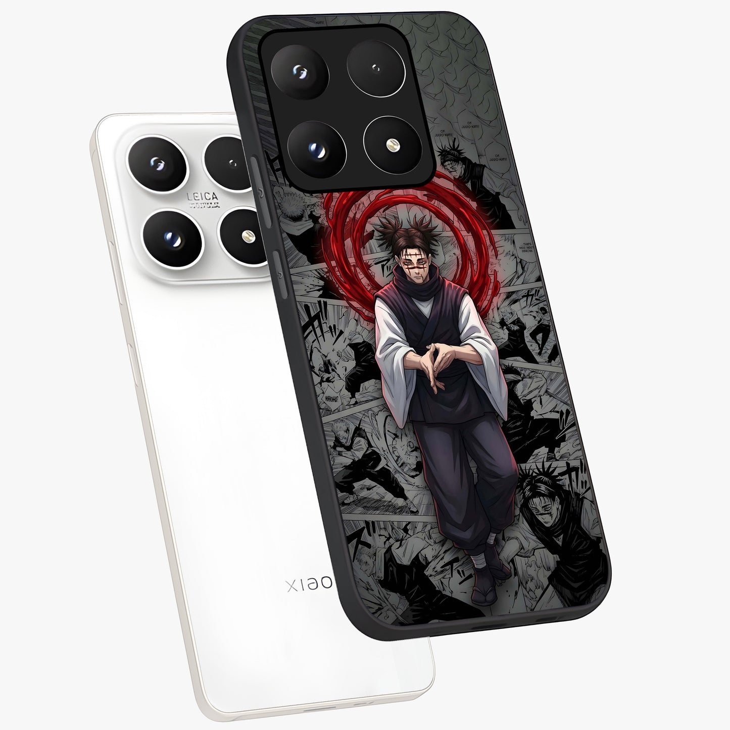 Cursed Ritual Ascension Glass Case displayed in angled mockup highlighting mystical ritual illustration with supernatural aesthetic.